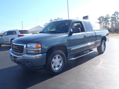 gmc sierra 1500 classic 2007 blue sle1 flex fuel 8 cylinders 4 wheel drive automatic with overdrive 28557