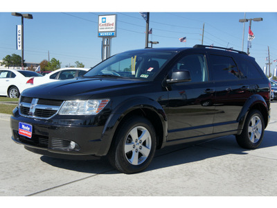 dodge journey 2010 black suv sxt gasoline 6 cylinders front wheel drive automatic with overdrive 77090
