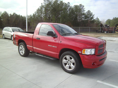 dodge ram pickup 1500 2005 red pickup truck slt gasoline 8 cylinders rear wheel drive automatic 75503