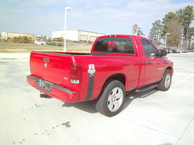 dodge ram pickup 1500 2005 red pickup truck slt gasoline 8 cylinders rear wheel drive automatic 75503