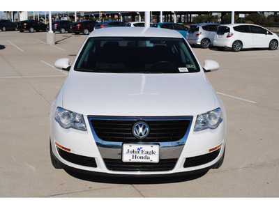 volkswagen passat 2008 white sedan turbo gasoline 4 cylinders front wheel drive autostick 77065