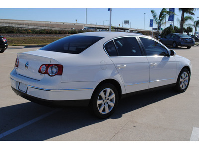 volkswagen passat 2008 white sedan turbo gasoline 4 cylinders front wheel drive autostick 77065