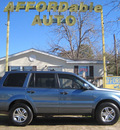 honda pilot 2005 lt  blue suv exl gasoline 6 cylinders all whee drive automatic 77379