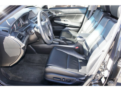 honda accord 2010 black sedan ex l v6 w navi gasoline 6 cylinders front wheel drive automatic 77090