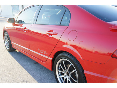 honda civic 2008 red sedan si gasoline 4 cylinders front wheel drive 6 speed manual 77388