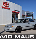 chevrolet prizm 1999 silver sedan gasoline 4 cylinders front wheel drive 5 speed manual 32771