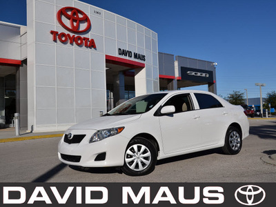 toyota corolla 2010 white sedan le gasoline 4 cylinders front wheel drive automatic 32771