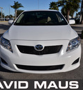 toyota corolla 2010 white sedan le gasoline 4 cylinders front wheel drive automatic 32771