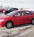 toyota corolla 2009 red sedan le gasoline 4 cylinders front wheel drive automatic 56001