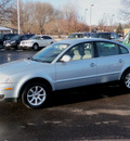 volkswagen passat 2004 lt blue sedan gls 1 8t gasoline 4 cylinders automatic 55124