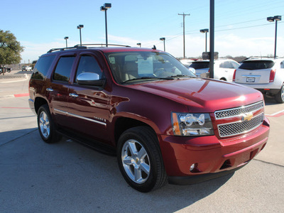 chevrolet tahoe 2009 maroon suv ltz gasoline 8 cylinders 2 wheel drive automatic 76087