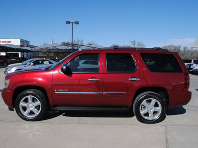 chevrolet tahoe 2009 maroon suv ltz gasoline 8 cylinders 2 wheel drive automatic 76087