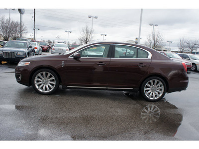 lincoln mks 2010 dk  red sedan ecoboost gasoline 6 cylinders all whee drive automatic 46168