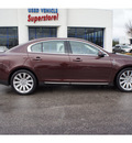 lincoln mks 2010 dk  red sedan ecoboost gasoline 6 cylinders all whee drive automatic 46168