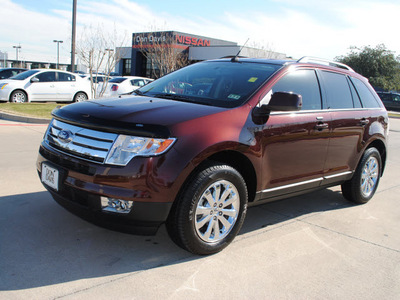 ford edge 2010 red suv sel gasoline 6 cylinders front wheel drive automatic with overdrive 76018