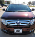 ford edge 2010 red suv sel gasoline 6 cylinders front wheel drive automatic with overdrive 76018