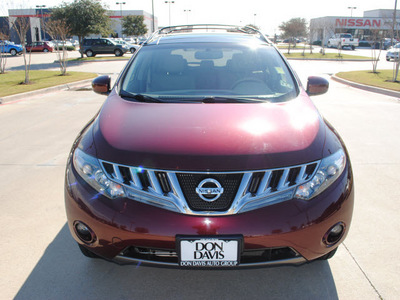 nissan murano 2010 dk  red suv sl gasoline 6 cylinders front wheel drive automatic 76018