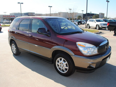 buick rendezvous 2004 dk  red suv cxl gasoline 6 cylinders all whee drive automatic 76018