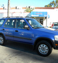 honda cr v 2000 blue suv lx gasoline 4 cylinders front wheel drive automatic 92882