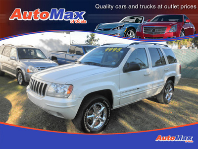jeep grand cherokee 2002 white suv limited gasoline 8 cylinders rear wheel drive automatic 34474