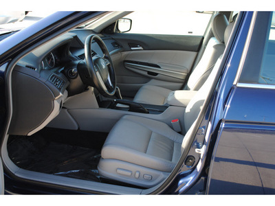 honda accord 2009 blue sedan ex l v6 gasoline 6 cylinders front wheel drive automatic 77065