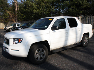 honda ridgeline 2008 white pickup truck rtx gasoline 6 cylinders 4 wheel drive automatic 08753