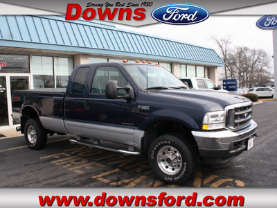 ford f 350 super duty 2003 true blue xlt diesel 8 cylinders 4 wheel drive automatic with overdrive 08753