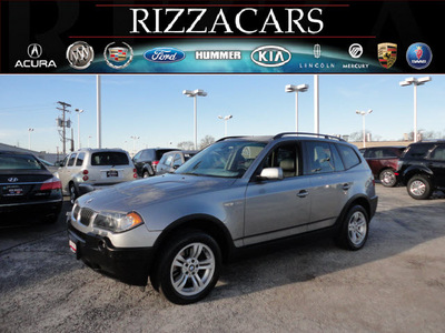 bmw x3 2005 blue suv awd gasoline 6 cylinders all whee drive automatic with overdrive 60546