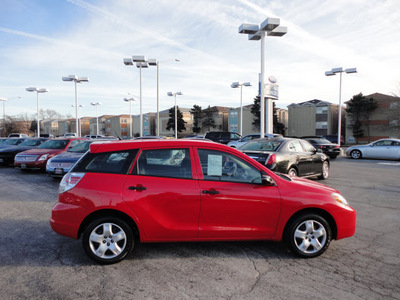 toyota matrix 2005 red hatchback gasoline 4 cylinders front wheel drive automatic with overdrive 60546
