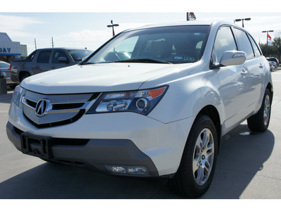 acura mdx 2009 white suv w tech w res gasoline 6 cylinders all whee drive automatic 77090