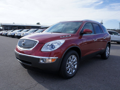 buick enclave 2012 red leather gasoline 6 cylinders front wheel drive automatic 27330