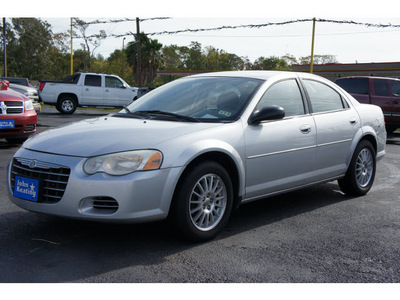 chrysler sebring 2005 silver sedan touring gasoline 6 cylinders front wheel drive automatic with overdrive 77037