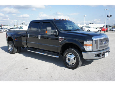 ford f 350 super duty 2008 black lariat diesel 8 cylinders 4 wheel drive automatic 77388