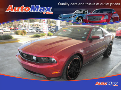 ford mustang 2011 red coupe gt premium gasoline 8 cylinders rear wheel drive automatic 34474