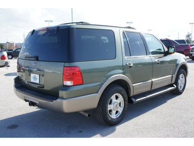 ford expedition 2003 dk  green suv eddie bauer gasoline 8 cylinders rear wheel drive 4 speed automatic 77388