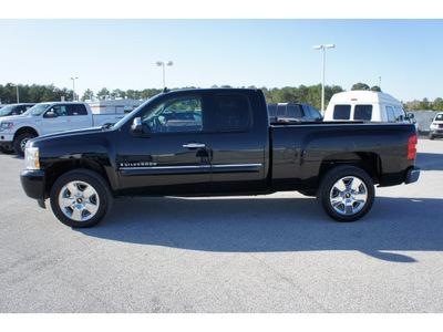 chevrolet silverado 1500 2009 black pickup truck lt flex fuel 8 cylinders 2 wheel drive automatic 77388