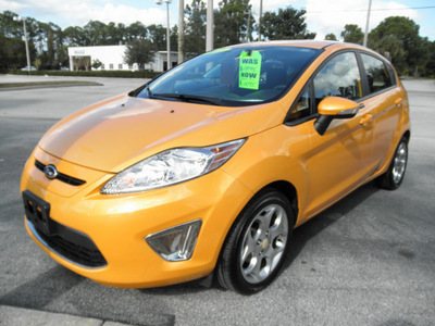 ford fiesta 2011 yellow hatchback ses gasoline 4 cylinders front wheel drive 5 speed manual 32783