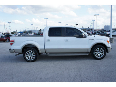 ford f 150 2010 white king ranch flex fuel 8 cylinders 2 wheel drive automatic 77388