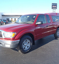 toyota tacoma 2004 red gasoline 4 cylinders rear wheel drive 5 speed manual 28557