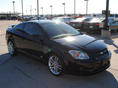 chevrolet cobalt 2009 black coupe ss gasoline 4 cylinders front wheel drive 5 speed manual 76087
