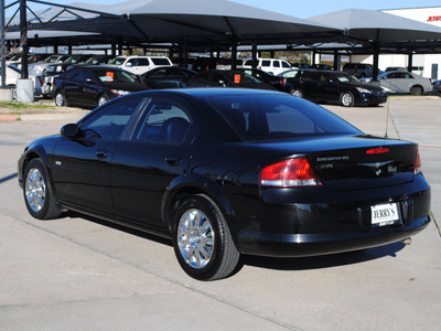 chrysler sebring 2006 black sedan gasoline 4 cylinders front wheel drive automatic 76087