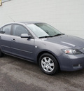 mazda mazda3 2008 dk  gray sedan i gasoline 4 cylinders front wheel drive 5 speed manual 98371