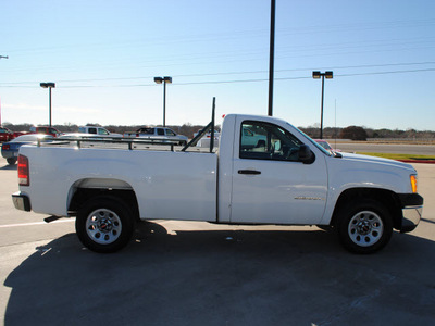 gmc sierra 1500 2008 white pickup truck work truck gasoline 6 cylinders 2 wheel drive automatic 76087