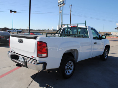 gmc sierra 1500 2008 white pickup truck work truck gasoline 6 cylinders 2 wheel drive automatic 76087