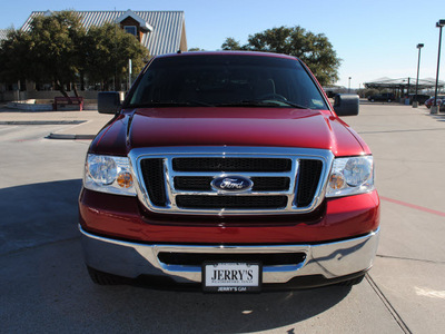 ford f 150 2008 red xlt flex fuel 8 cylinders 2 wheel drive automatic with overdrive 76087