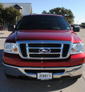 ford f 150 2008 red xlt flex fuel 8 cylinders 2 wheel drive automatic with overdrive 76087
