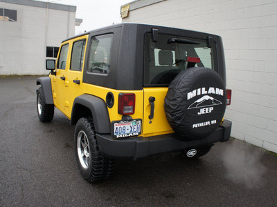 jeep wrangler unlimited 2008 yellow suv x gasoline 6 cylinders 4 wheel drive automatic with overdrive 98371