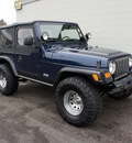 jeep wrangler 2005 blue suv se gasoline 4 cylinders 4 wheel drive manual 98371
