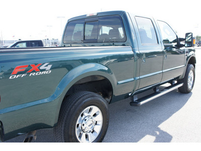 ford f 250 super duty 2010 dk  green lariat gasoline 10 cylinders 4 wheel drive automatic 77388