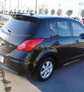 nissan versa 2011 black hatchback 1 8 s gasoline 4 cylinders front wheel drive automatic 76018